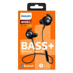 Auriculares Philips In-Ear Wireless Bass+ Preto SHB4305BK