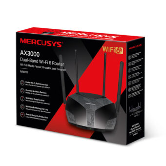 Router Mercusys AX3000 Dual-Band WI-FI 6
