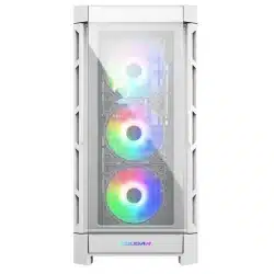Caixa Cougar DuoFace Pro RGB Branca 1