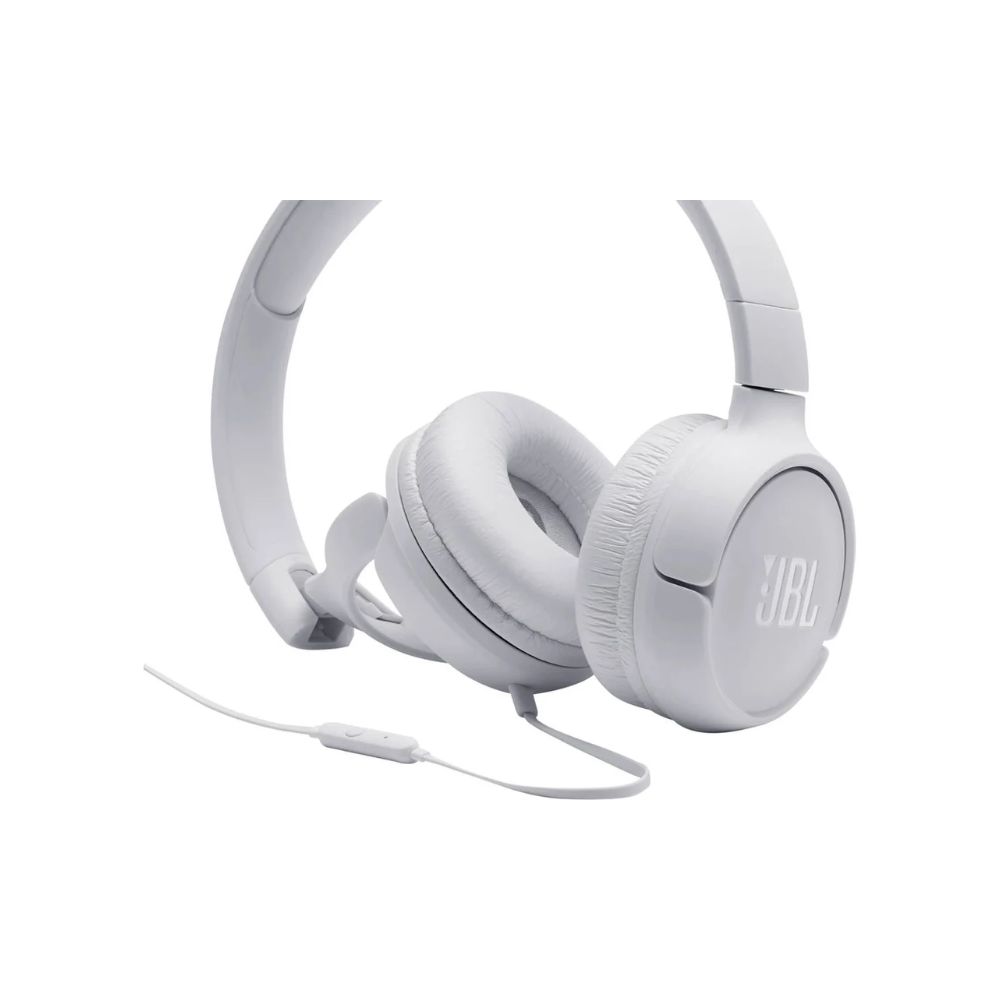 Auscultadores JBL Tune 500 Com Microfone Jack 3.5 Brancos - Image 4