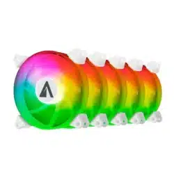 Dissipador Abysm Gaming Arclight 120mm ARGB Pack 5 unidades Branco