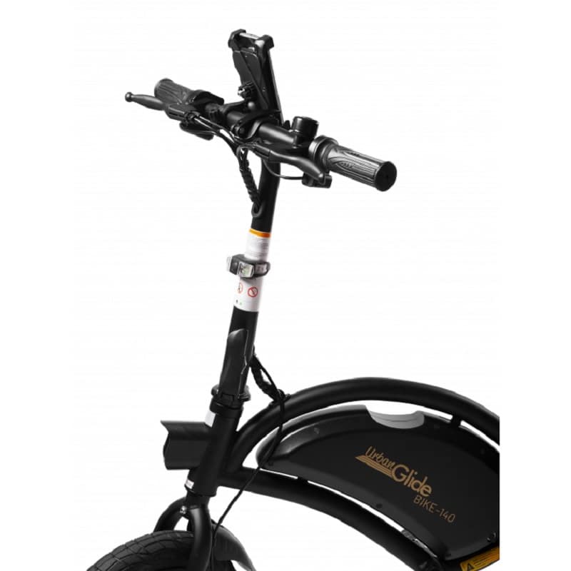 Bicicleta Elétrica Urbanglides sem pedais 140 6AH Preto