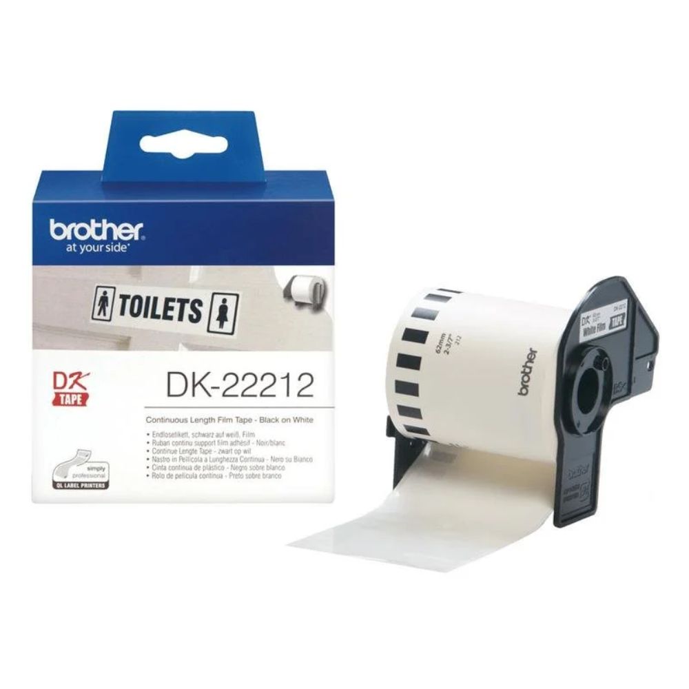 Rolo Etiquetas Original Brother DK22212 62mm x 15.24 metros - Image 2