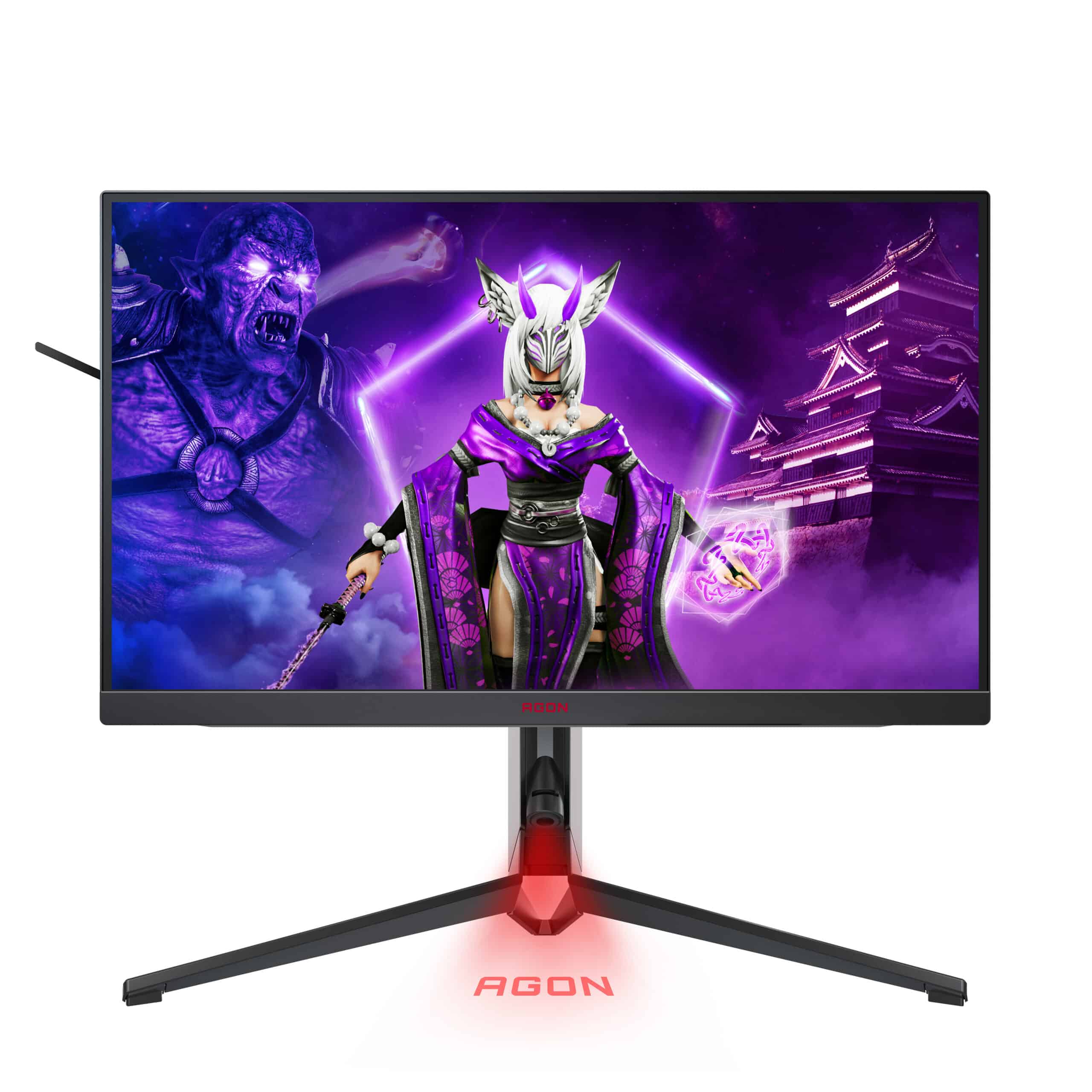 Monitor Gaming AOC AGON PRO 27" AG274QXM IPS QHD 170Hz Hdmi DP Usb-C Colunas HAS PIVOT 1ms - Image 3