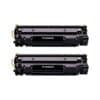 Toner Compatível HP CE285A CE278A CB435A CB436A Substitui 85A/78A/35A/36A Preto Pack de 2 unidades