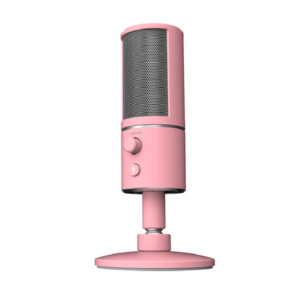 Microfone Gaming Razer Seiren X Quartz Rosa