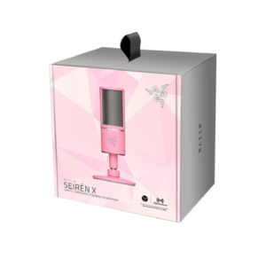 Microfone Gaming Razer Seiren X Quartz Rosa