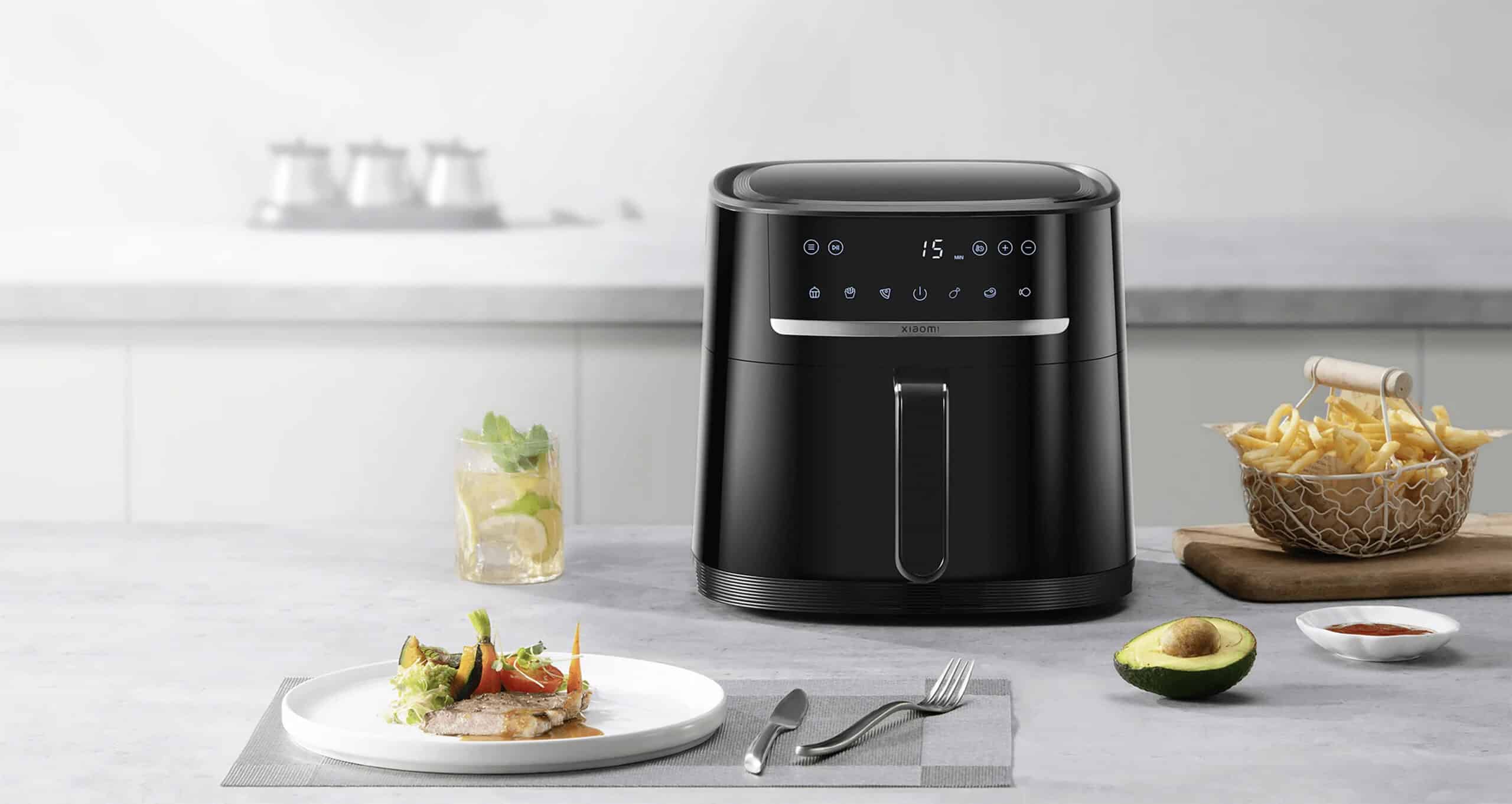 Fritadeira Inteligente Xiaomi Smart Air Fryer 6L 1500W Capacidade 6L Preta - Image 4