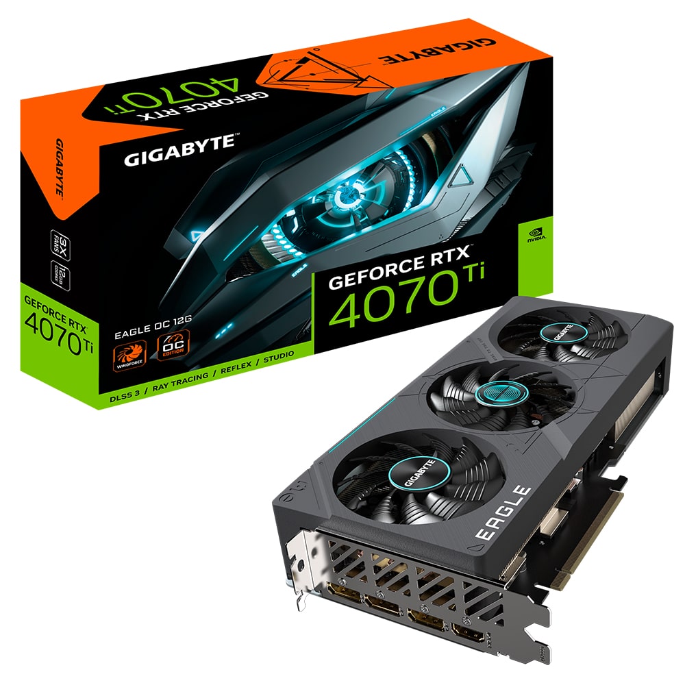 Placa Gráfica Gigabyte RTX 4070 Ti Eagle OC 12GB - Image 7