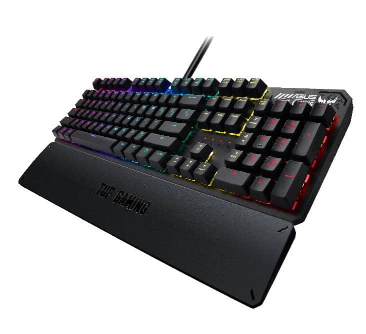 Teclado Gaming Asus TUF Gaming K3 USB Qwerty Espanhol Cinzento - Image 8