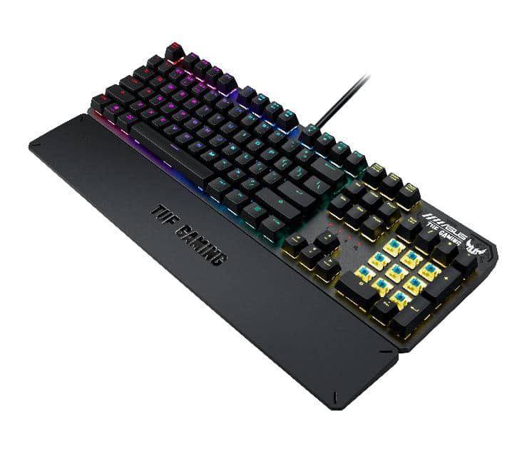 Teclado Gaming Asus TUF Gaming K3 USB Qwerty Espanhol Cinzento - Image 9