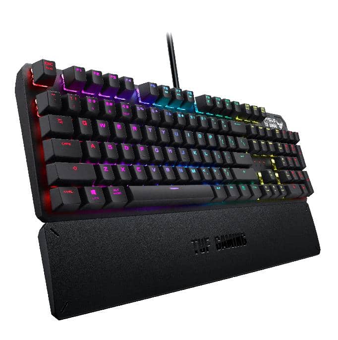 Teclado Gaming Asus TUF Gaming K3 USB Qwerty Espanhol Cinzento - Image 5