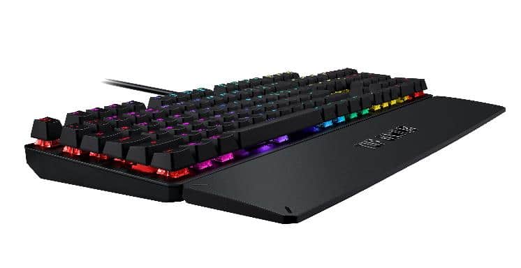 Teclado Gaming Asus TUF Gaming K3 USB Qwerty Espanhol Cinzento - Image 7