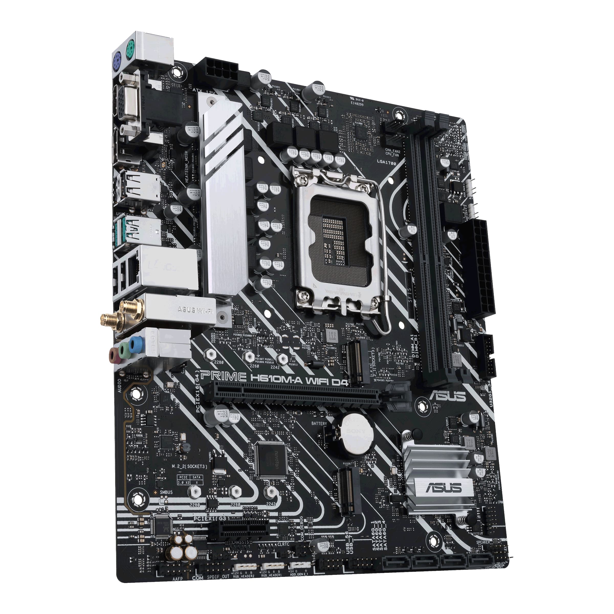 Motherboard Asus Prime H610M-A Wifi Socket 1700 DDR4 - Image 3