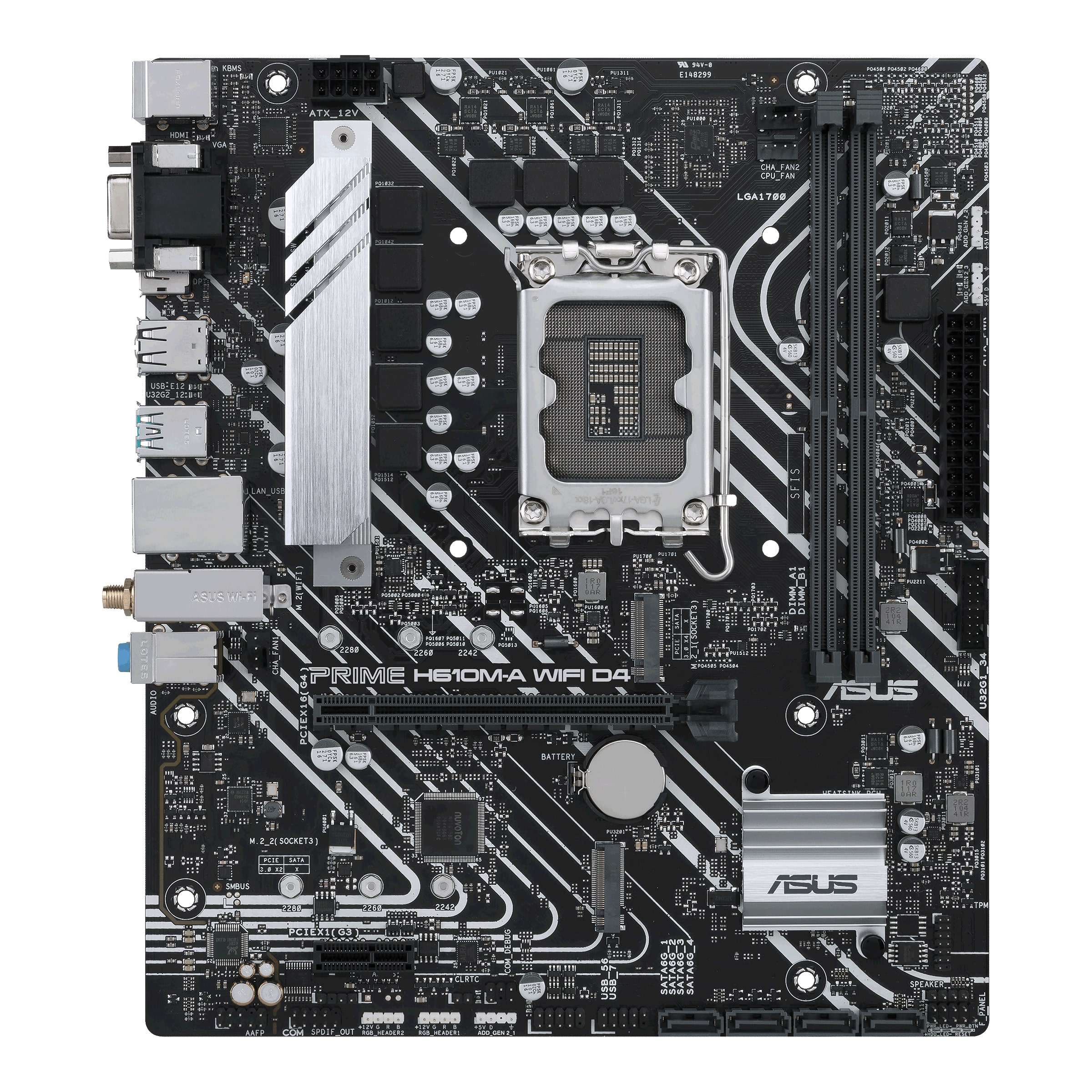 Motherboard Asus Prime H610M-A Wifi Socket 1700 DDR4