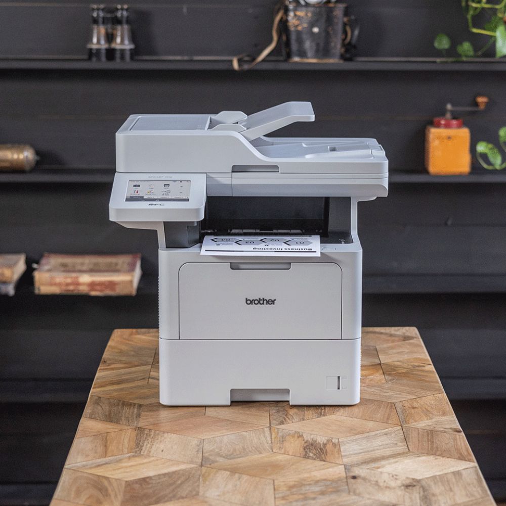 Impressora Multifunções Laser Monocromo Brother MFC-L6710DW WiFi Duplex 50ppm - Image 2