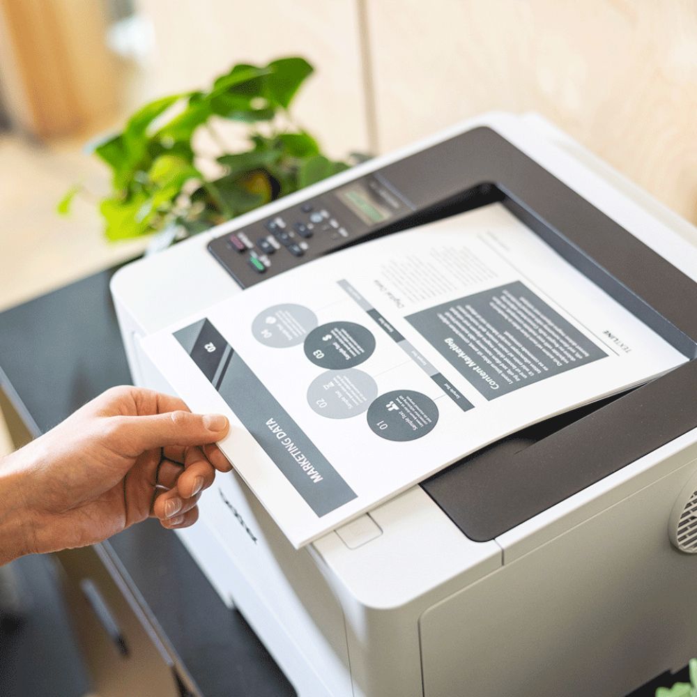 Impressora Laser Monocromo Brother HL-L5210DW WiFi Duplex 48ppm Branca - Image 4