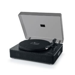 Gira-Discos MUSE MT-106WB Bluetooth USB 33-45-78 RPM Usb Vintage Preto