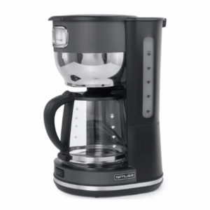 Maquina Café de Filtro Muse MS-220DG Vintage Prateado e Cinza Escuro