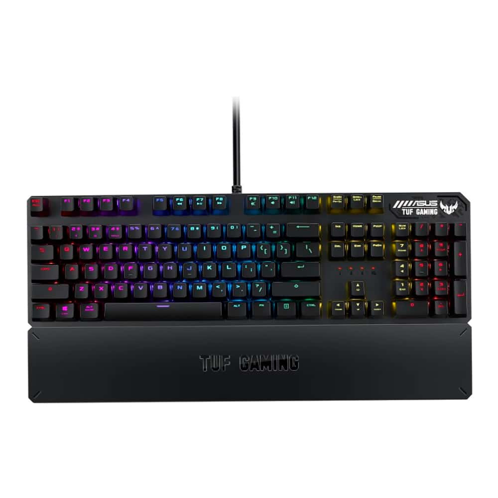 Teclado Gaming Asus TUF Gaming K3 USB Qwerty Espanhol Cinzento