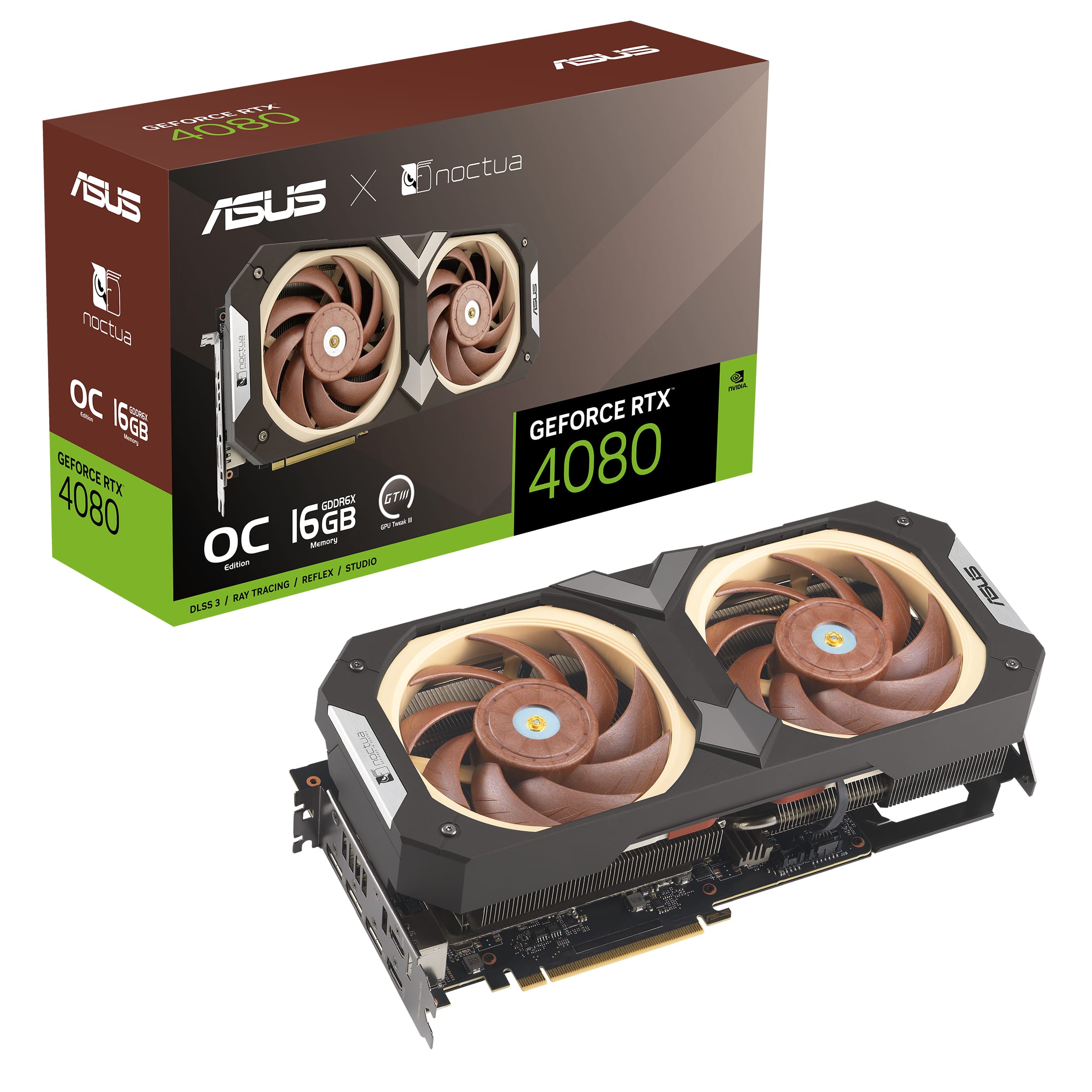 Placa Gráfica Asus RTX 4080 Noctua 16GB OC GDDR6X - Image 2