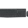 Teclado + Rato Wireless Logitech MK235 Preto