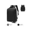 Mochila Subblim City Backpack para Portátil até 15.6 com Porta USB Preta