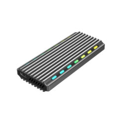 Caixa Externa SSD M.2 NVME Gembird Usb 3.1 - 10Gbps SuperSpeed RGB Led