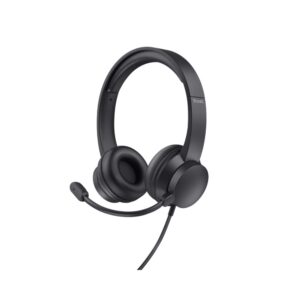 Auscultadores Trust HS-201 USB com Microfone USB Preto