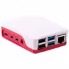Caixa Oficial para Raspberry Pi 4 em Branco/Vermelho