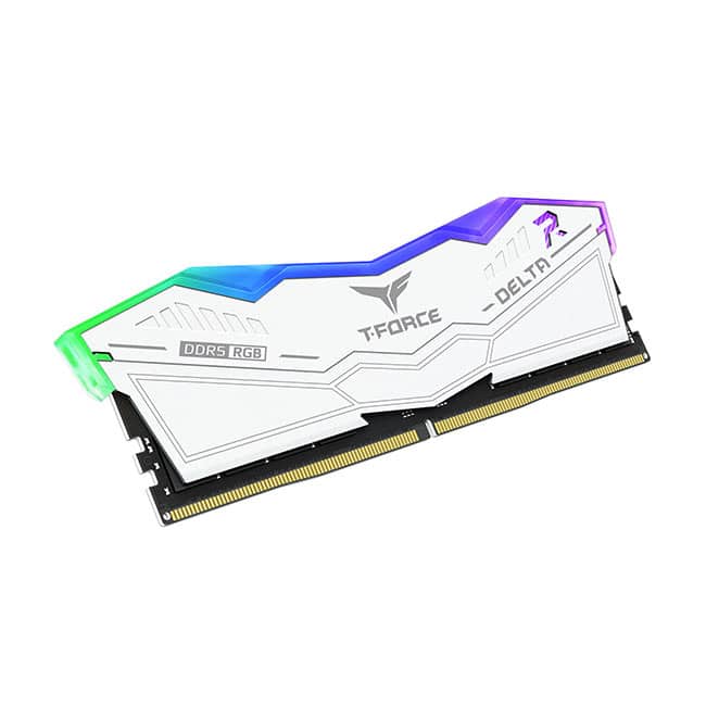 Memoria Dimm Team Group Kit 32GB (2 x 16GB) DDR5 6000MHz Delta RGB Branco - Image 3