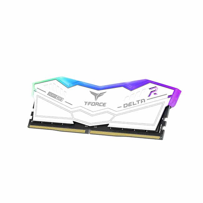 Memoria Dimm Team Group Kit 32GB (2 x 16GB) DDR5 6000MHz Delta RGB Branco - Image 2