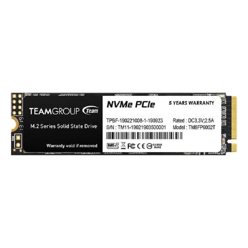 Disco SSD Team Group MP33 512GB M.2 PCIe NVMe 1700R/1400W