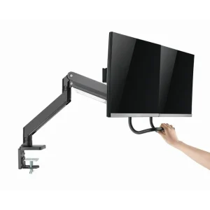 Suporte para 2 Monitores Gembird Ajustável e Inclinável até 32