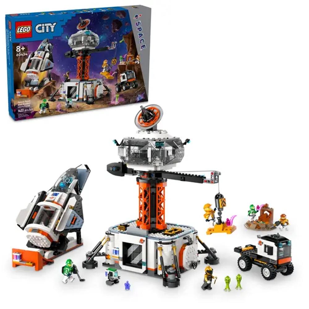 LEGO City Base Espacial e Plataforma de Lançamento de Foguetão - 60434
