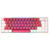Teclado MecÃ¢nico GAMIAC TKL RGB90G Kailh Blue Branco/Rosa 