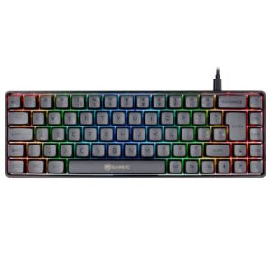 Teclado Mecânico GAMIAC TKL RGB69G SF Kailh Vermelho Preto Cinzento