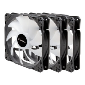 Dissipador Liquido Unykach Aquastorm 360 3 Ventiladores de 120mm RGB Visualização Temperatura CPU Tubo de 380mm