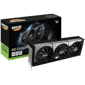 Placa Gráfica+ Inno3D RTX 5080 X3 Gaming OC 16GB