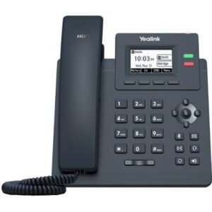 Telefone Yealink SIP-T31P 2 contas com PoE Sem transformador
