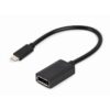 Adaptador Gembird A-CM-DPF-02 Usb Type-C para DisplayPort 4k 15cm