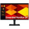 Monitor Profissional Samsung Essential Monitor S4 S27D406GAU 27" Full HD Multimedia Regulavel em altura Preto