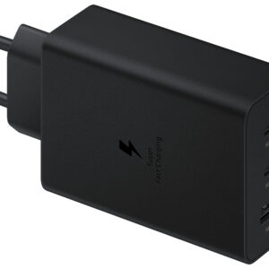 Carregador SAMSUNG Trio 65W USB-C 25W USB-C 15W USB-A Preto