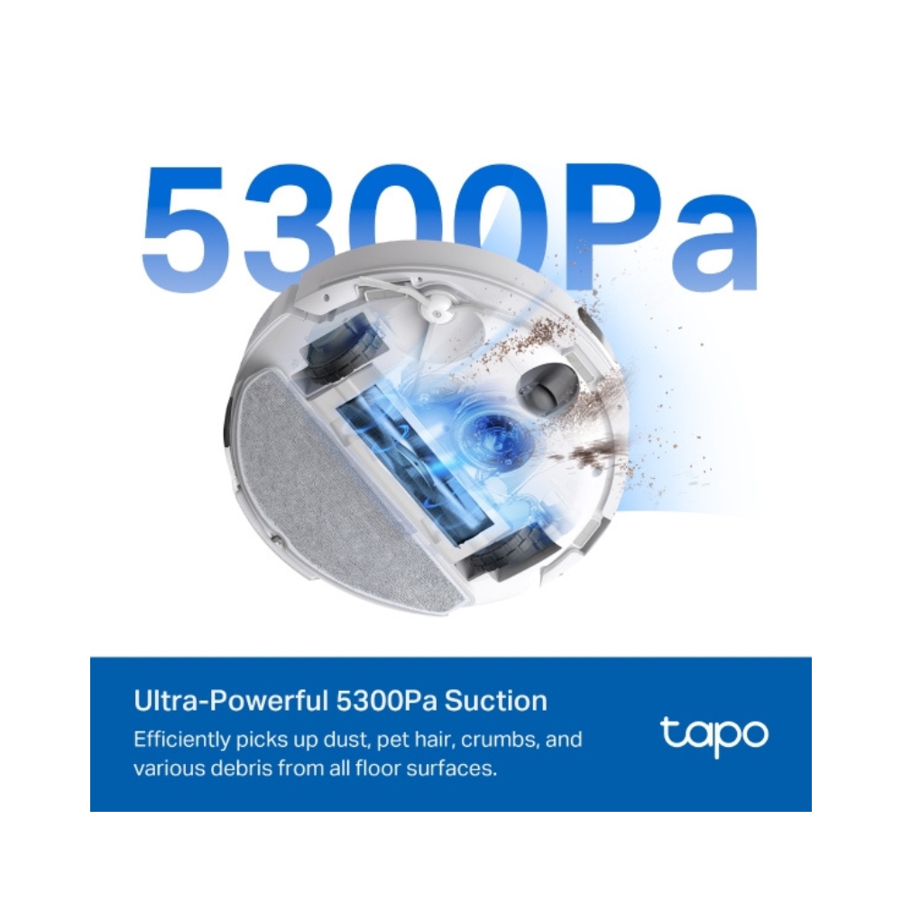 Robot Aspirador TP-LINK Robot Vacuum Cleaner & Auto-Empty Dock LiDAR + IMU Dual Navigation 3L Auto-Empty Dock 2600mAh - Image 4