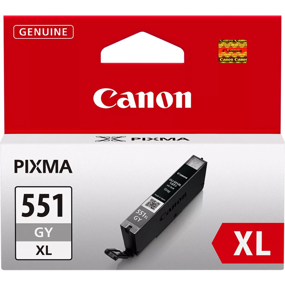 Tinteiro Compatível Canon CLI-551XL Cinzento – 6447B001/6512B001 - Image 2