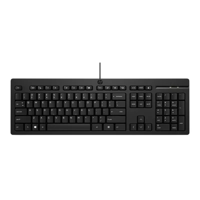 Teclado HP 125 G2 com Fios 1.8Mt Preto