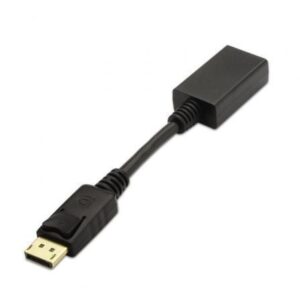 Conversor Aisens A125-0134 DisplayPort Macho - HDMI Fêmea  15cm Preto