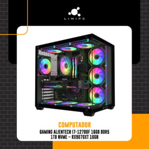 Computador Gaming Alientech I7-12700F 16Gb Ddr5 1Tb Nvme RX9070XT 16Gb