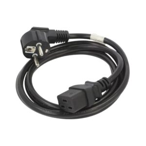 Cabo de Alimentação Lanberg Preto 1,80M CEE7/7 para acoplador C19
