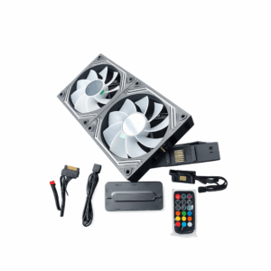 Kit 3 Ventoinhas Alientech Infinity D Reverse ARGB com Control Box e Controlo remoto